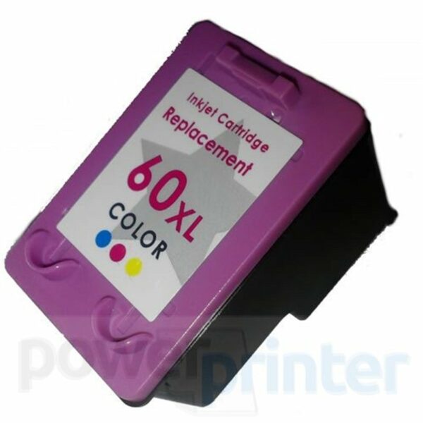 Cartucho Ink Jet Alternativo HP F 4280/4580/4480 (60XLC) COLOR