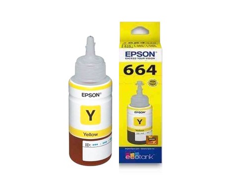 Botella de tinta EPSON Amarilla para L110 L200 L210 L220 L300 L310 L350  L355 L365 L375 L380 L395 L396 L455 L475 L495 L555 L565 L575 L606 L655 L1300  L1455 | BA INFORMATICA
