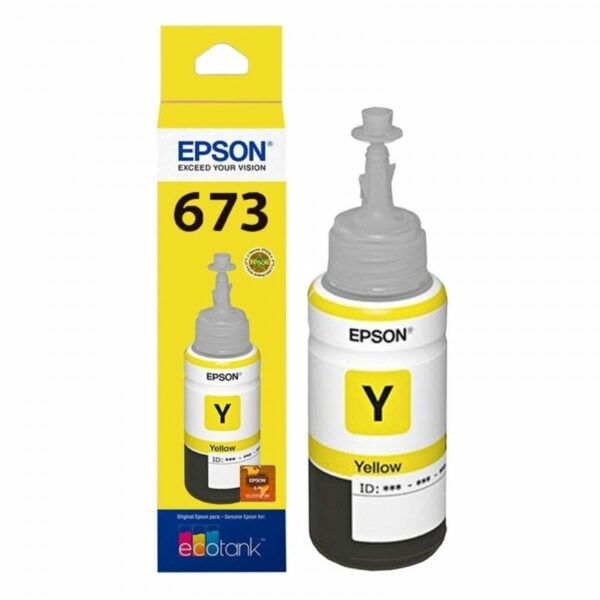Botella de tinta EPSON Amarilla para L800 L805 L810 L850 L1800