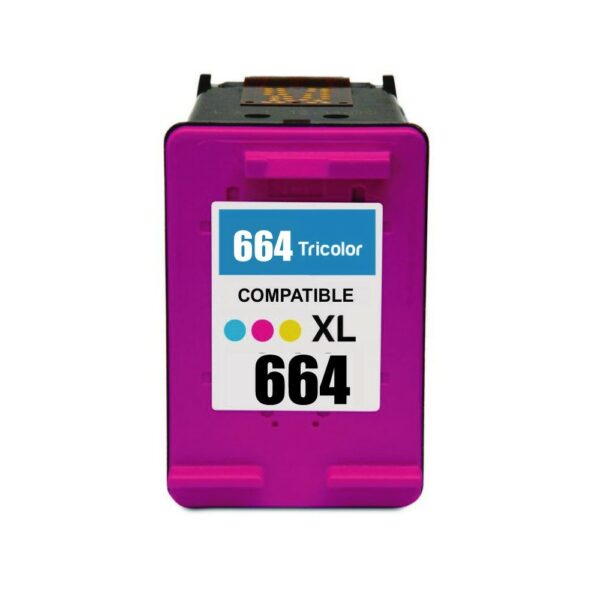 Cartucho Ink Jet Alternativo HP Deskjet 2135 /Deskjet 3635 /Deskjet 3835 /Deskjet 4535 (664XLC) Color