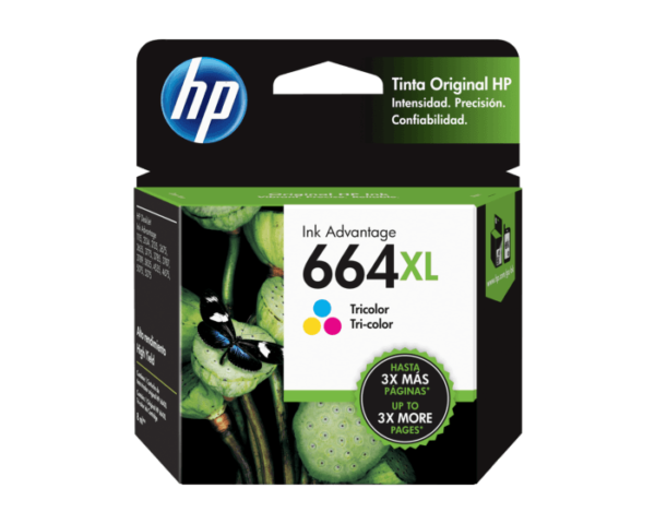 cartucho hp 664xl color original