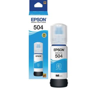 Botella de tinta EPSON 504 CYAN L4150 L4160 L6161 L6171 L6191 - 70ML (6000 PÁG)
