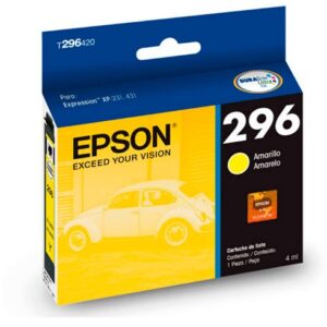 CARTUCHO EPSON 296 AMARILLO (250 PÁG)
