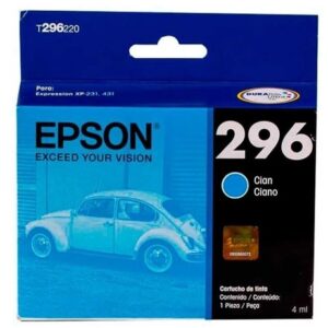 CARTUCHO EPSON 296 CIAN (250 PÁG)