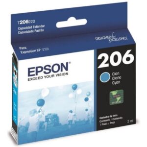 CARTUCHO EPSON 206 CYAN P/ XP2101 (200 PAG)