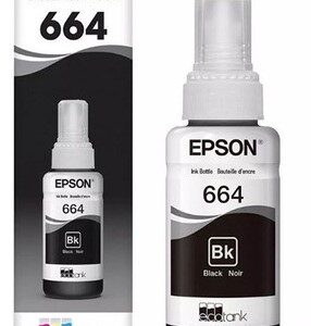 Botella de Tinta EPSON 664 NEGRO L220 L365 L375 L380 L395 L455 L475 L495 L565 L575 L1300